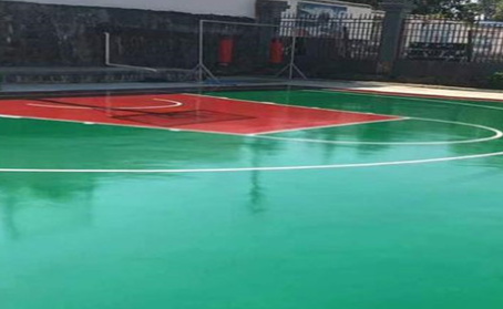 滨州篮球场翻新地面